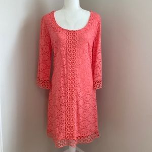 Alfani Coral 3/4 Sleeve Dress
